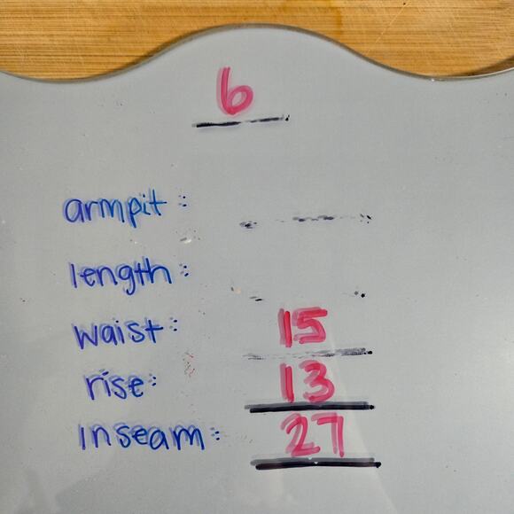 Vtg Corduroy Trousers Cropped Pants 6 High Straight Leg Goblin Cottage Academia - Picture 2 of 6